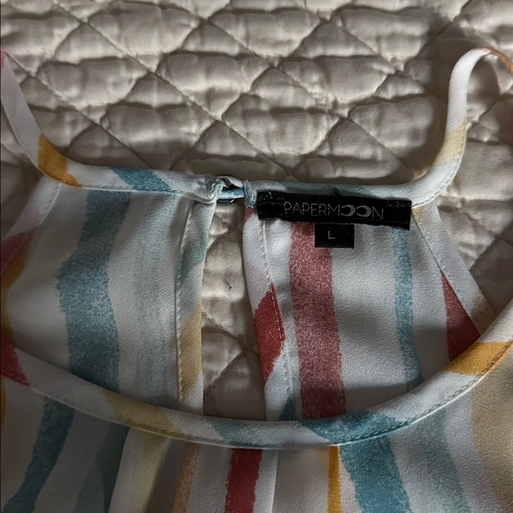 Papermoon Stitch Fix Multi-Color Striped Camisole - Picture 2 of 5